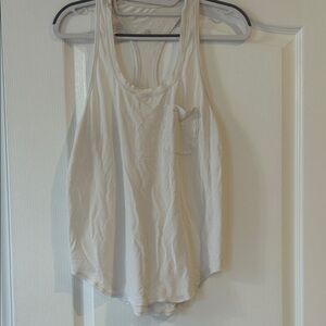 lululemon white pocket tank